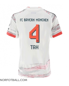 Billige Fotballdrakt Bayern Munich Jonathan Tah #4 Replika Bortedrakt Dame 2025-26 Kortermet